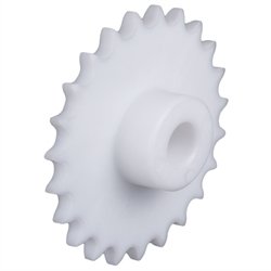 Sprocket KRK com cubo 083 1/2 x 3/16 19 dentes resina acetal do material