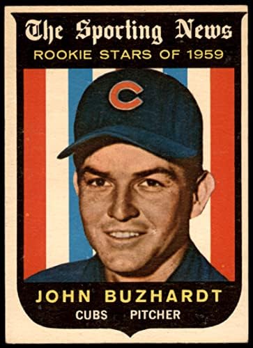 1959 Topps # 118 John Buzhardt Chicago Cubs Ex Cubs