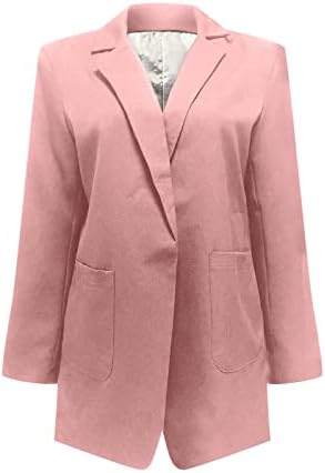 Casacos de inverno para mulheres, manga longa da moda Blazer de inverno Mulheres Hem Prom Lapela Slim Poliéster Blazer