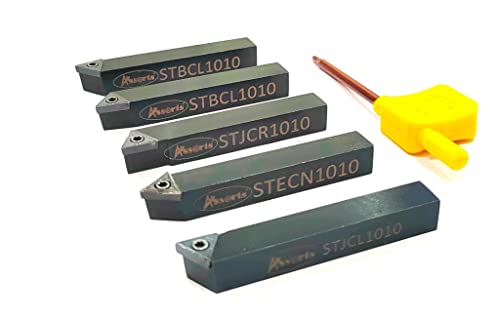 5 PC Ferramenta de torneamento indexível Conjunto para Machine-Tools de Metalworking))