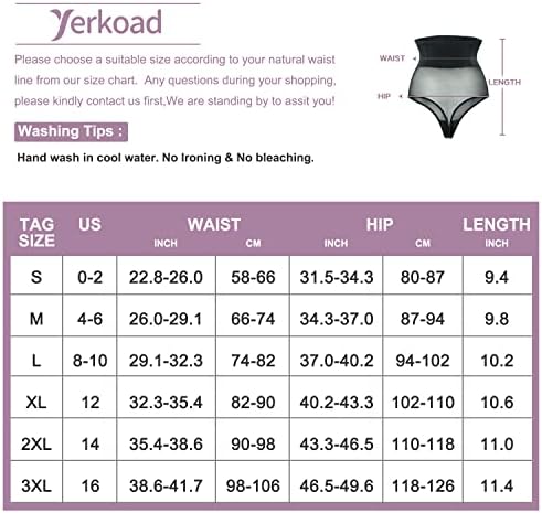 Yerkoad Modelando tangas para mulheres Panties de controle de barriga Butt Shapewear Shape