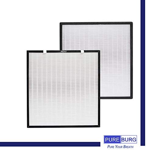 Pacote de filtro HEPA de alta eficiência de substituição Pureburg compatível com Oransi Max Air Purifier, Parte RFM80
