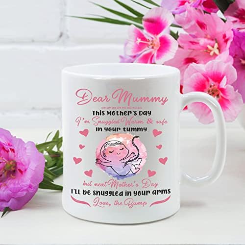 Caneca de café em cerâmica para a mãe ser, de Little Baby Bump, Mãe Caneca, Presente para o Dia das Mães da Primeira Mães, Presentes da primeira vez, Melhor Mamã