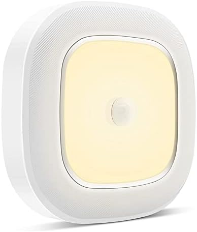 Luzes operadas por bateria do sensor de movimento WhitePoplar, bateria de luz de teto LED sem fio interno, alimentado por