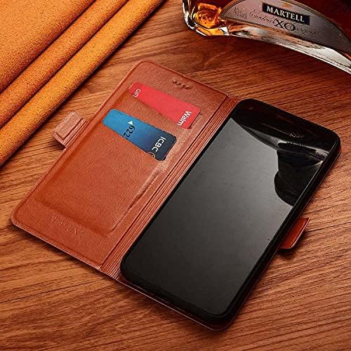 Houcy Spend Function Flip Flip Tampa, para Apple iPhone 14 Case 6,1 polegadas 2022 Magnetic Folio Crocodile Pattern Case Holster com