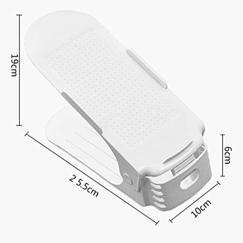 Dbylxmn Bins de armazenamento 27 Organizador de plástico ajustável Rack de armazenamento criativo para economia de espaço de armazenamento