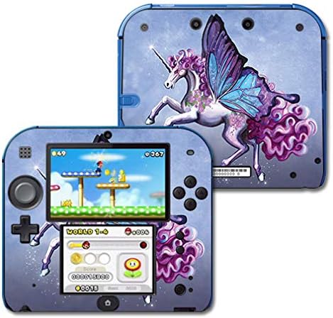 MightySkins Skin Compatível com Nintendo 2DS - Lilac Unicorn | Tampa protetora, durável e exclusiva do encomendamento