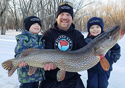 Linha de gelo de pesca de gelo da barragem de castores, teste de 6 lb