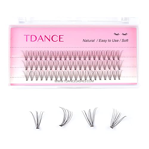 Cílios de agrupamento de tdance c curl diy cyelash extension 10-16mm mistura cílios de volume cílios reutilizáveis ​​suaves