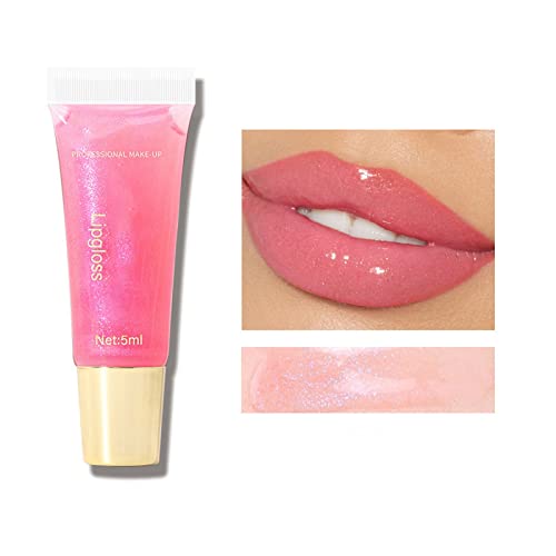 Pacote de batom hidratando mangueira de textura arco -íris Lip Lip Lip Light Color Lip Plumper Color Lip Lip Gloss Glossy