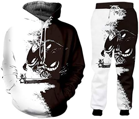 3D Zipper Hoodie Terne masculino/feminino