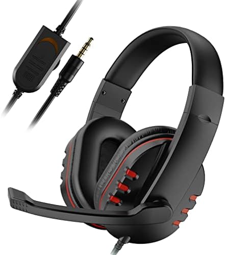 Fones de ouvido de jogos com fio profissional com microfone para computador PS4 Bass forte 3D PC para jogos de jogo PC para PS4