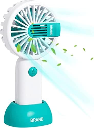 Funnybsg Mini Fan Portable, MUTE 2-1 em 1 Fan portátil | 3 Velocidade Ajustável USB Fã de Cílios Recarregáveis ​​para Crianças Meninas Mulher Mulher Home Viagem ao Ar Livre