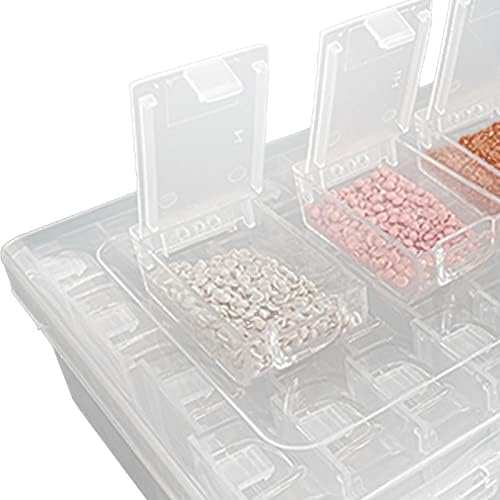 Yiju Diamond Bead Storage Recipiente de contêiner Recipientes de armazenamento conjunto para joias de rosca