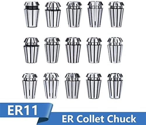 Zthome er11 collet chuck 1-7mm 1/4 1/8 aa 0,008mm de alta precisão ER Spring cúlte para moagem de moagem de bits 1pcs