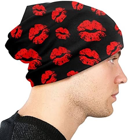 Gorro desleixado caveira quente knit chapéu de cabeceira na moda de cabeça para homens de elasicidade de elasticidade