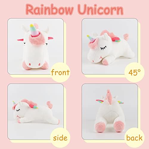 ANBOOR UNICORN BHEADES, PLUSH BONDE MOLOS PLUSH PARA MENINAS FECHES DE PASIA FAVORES FAVORES AGRAVAMENTO O UNICORNH PHOMPOW com asas