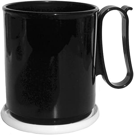 Tupperware Black Microwave Coffee Caneca com montanha -russa de capa de aquecimento