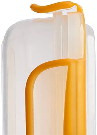 Snap Fresh - 4 pacote de recipientes de sanduíche - reutilizável, plástico livre de BPA, tampas fechadas e folhas de bloqueio