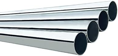 Tubo redondo de aço inoxidável Tubo de tubulação od 12mm parede de 1,5 mm de comprimento 510 mm, 0,5 x 0,06 x 20,08 de comprimento,