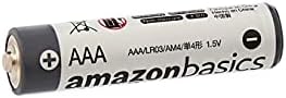 Basics 300-Pack AAA Alcalina Baterias Industriais, 1,5 Volt, Life