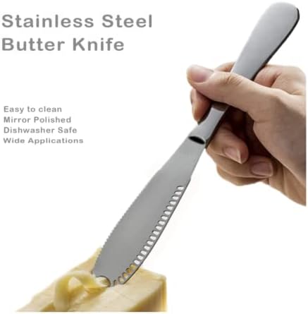Pen Kit Mall - Melhor espalhador de manteiga de aço inoxidável de manteiga, faca - 3 em 1 Gadgets de cozinha Faca espalhadora
