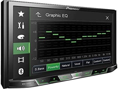 Pioneer MVH-300EX DUPL DIN DIGITAL Multimídia Receptor com tela sensível ao toque de 7 WVGA Bluetooth embutida Bluetooth