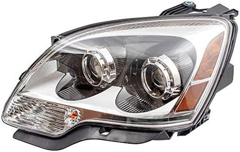 BROCK SUBSTITUIÇÃO HALOGEN Driver do farol de farol esquerdo lente transparente compatível com 08-12 Acadia