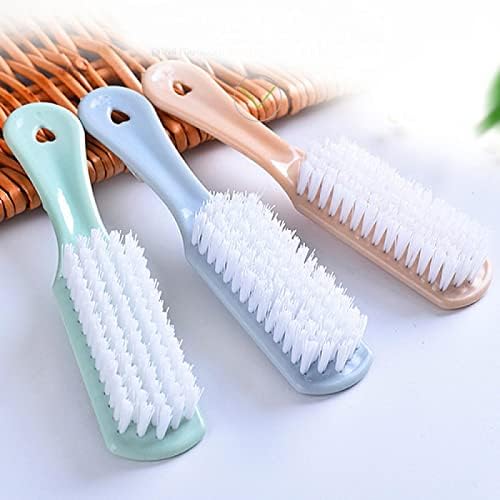 Ahlez plástico liso Sapatos pequenos de escova de escova de limpeza de cabelos macios Prak -escova de lavanderia Limpeza Brush verde verde