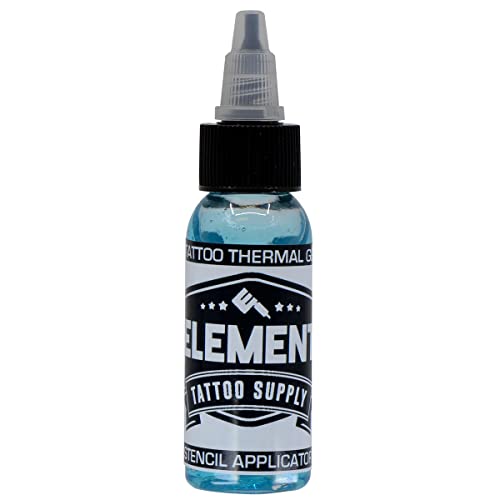 Supplência de tatuagem de elemento - goma azul de gel de estêncil de tatuagem 1 oz.