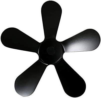 Removedor de manchas de água Kaihsd Lareira alimentada pelo ventilador de queimador de calor para fogão a lenha 5 Fan Wood