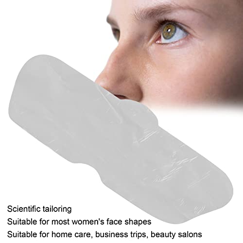 Tiras de nariz descartáveis ​​de 100 pcs, cuidados com a pele respirável tiras de nariz hidratante, nutrir papel