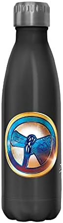 Marvel Stormbreaker Gold 17 oz Garrafa de água em aço inoxidável, 17 onças, multicolorida