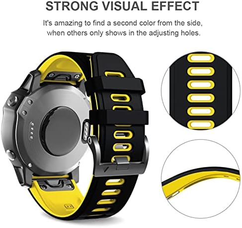 Dfamin Smart Watch Band para Garmin Fenix ​​7 7s 7x 6 6s 6x 5x 5 5s 3 3HR 935 945 RELUMENTO RÁPIDO EasyFit Silicone 20 22 26mm