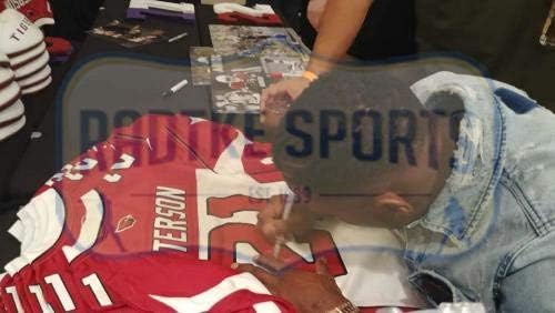 Patrick Peterson assinou o Arizona Cardinals Large Nike Limited White NFL Jersey - camisas da NFL autografadas