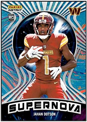 Jahan Dotson RC 2022 Panini Instant Supernova /1523 Rookie #24 Comandantes NM+ -MT+ NFL Football