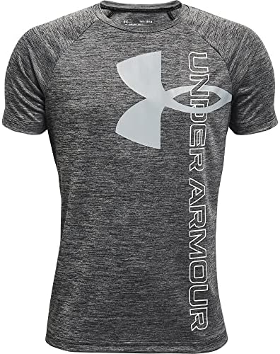 Under Armour Boys 'Tech Split Logo Hybrid S-Sleeve T-Shirt