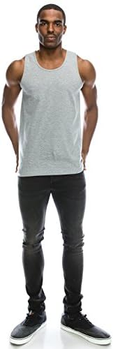 JC distro mens de camisa de tanque básico camisetas casuais Camisetas ELONG CUTO DE CORTE