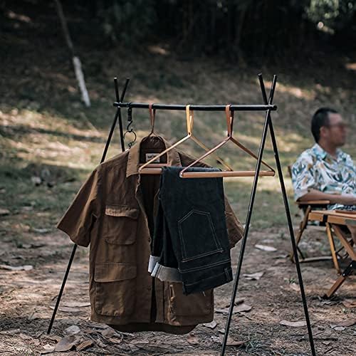 N/A 1pc Rack de roupas de madeira de faia não é fácil de escorregar da capacidade de rolamento de alta carga, boa