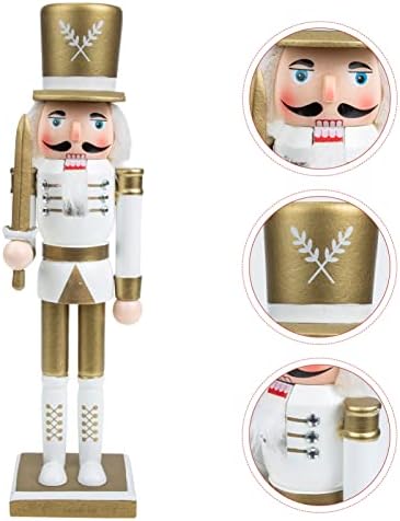 Valiclud Christmas Nutcracker Ornamento- Figuras de quebras de nozes de madeira Decoração de soldados para figura