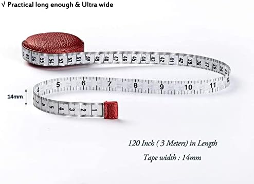 Fita de fita de 3m/120 Medir fita adesiva para fita adesiva para a fita de pano para costura