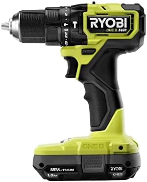 Ryobi 18V One+ HP compacto sem pincel 1/2 kit de broca de martelo - psbhm01k