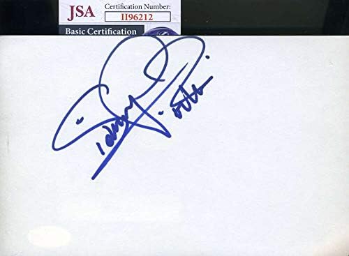 Ginger Rogers JSA CoA assinou o autógrafo do cartão de índice 5x7