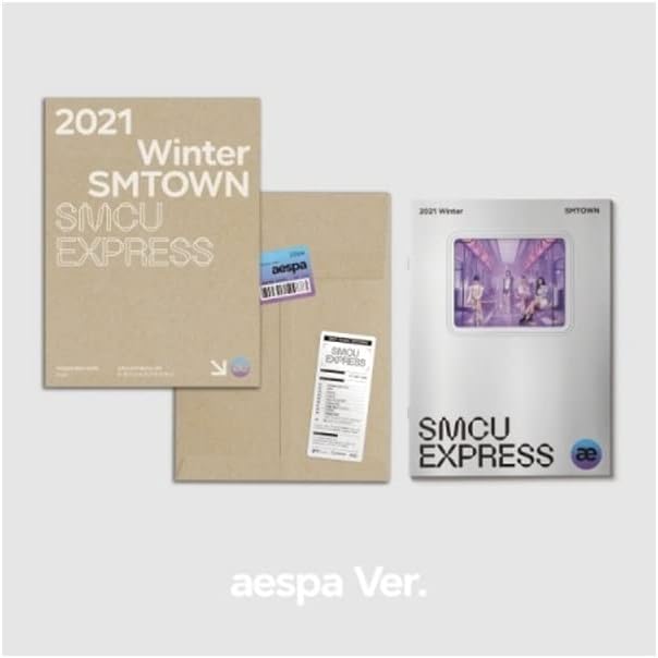 2021 Winter Smtown: SMCU Express Album Content+Pôster no pacote+rastreamento selado