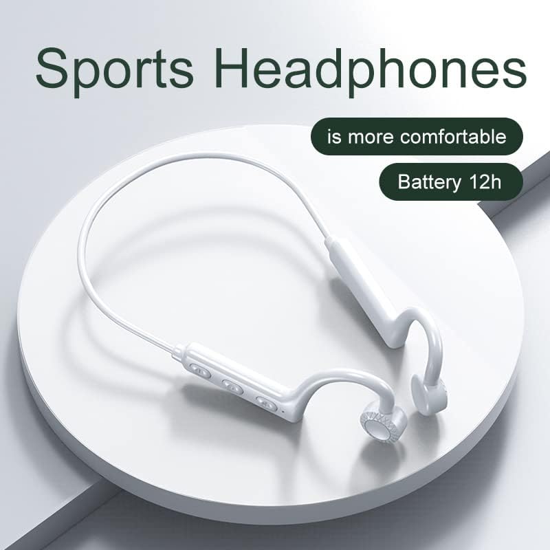 Fones de ouvido de condução óssea de tedatata ， fones de ouvido abertos Bluetooth 5.0 Esportes de ouvido sem fio, impermeabilizados