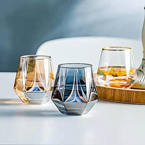 Casa nórdica resistente ao calor Vidro de vidro criativo de copo hexagonal de água xícara de leite chá de café com