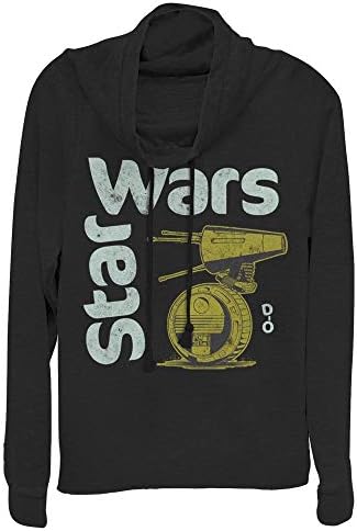 Star Wars Wars Feminino de Manga Lonja Pullover de pescoço