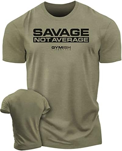 Camisas de exercícios para homens, camisa de ginástica selvagem e não média, camiseta engraçada de levantamento