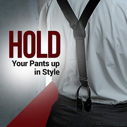 Hold'em de suspensórios de seda para o botão Y-back de homens feitos nos EUA-muitas cores e designs
