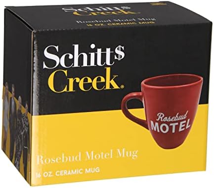 Schitt's Creek Rosebud Motel Design 16 oz. Mercadoria de caneca de chá de café cerâmica